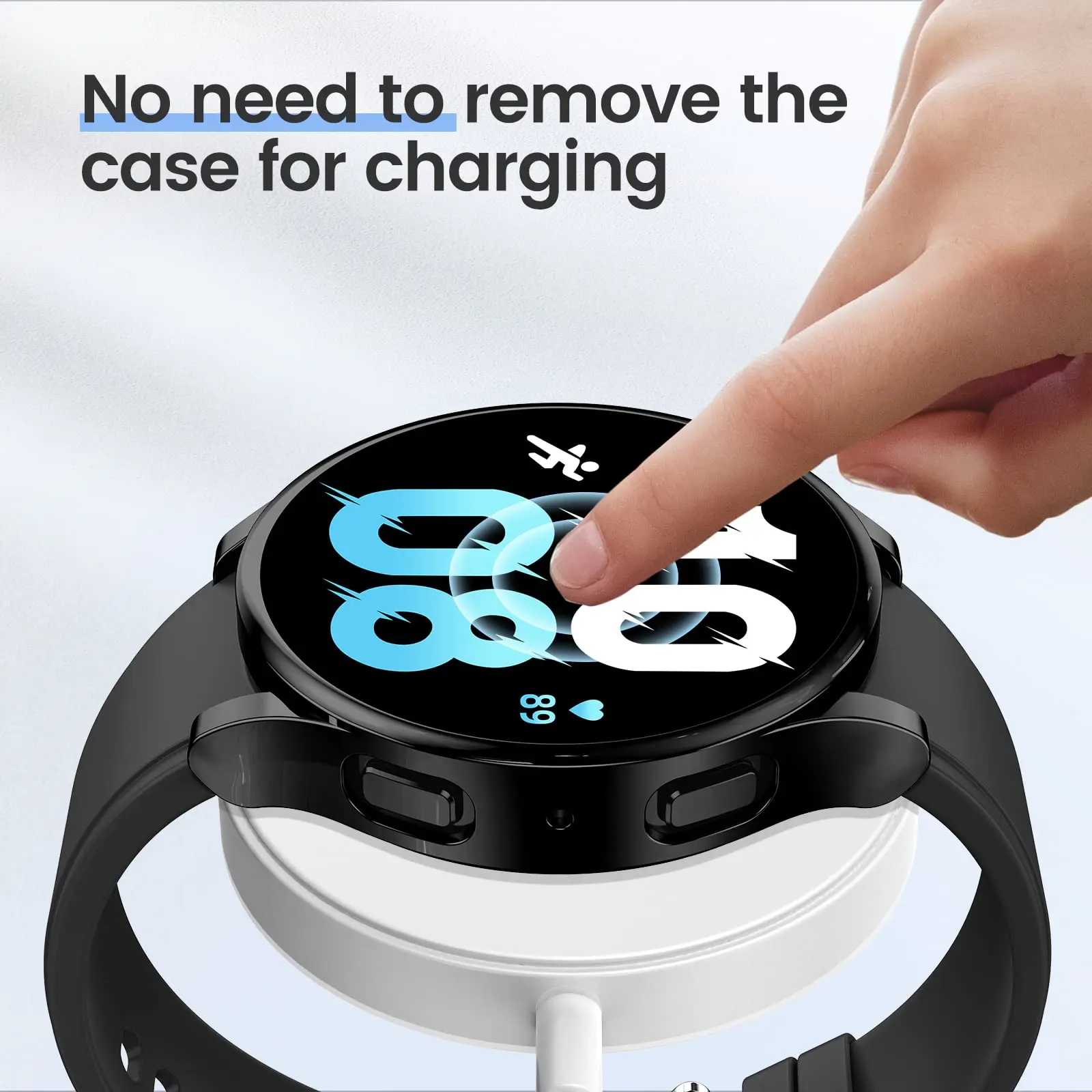 Фото Чехол для Samsung Galaxy Watch 5, 44 мм, 40 мм, аксессуары, защитный бампер из ТПУ, чехол для Galaxy Watch 5, защитная пленка для экрана №4