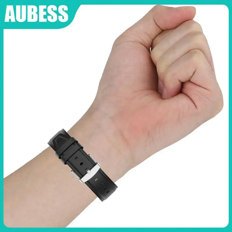 

Smart Accessories Waterproof Leather Strap Replaceable Silicone Strap Unisex Watchband For Huawei Watch Gt2 Sweatproof