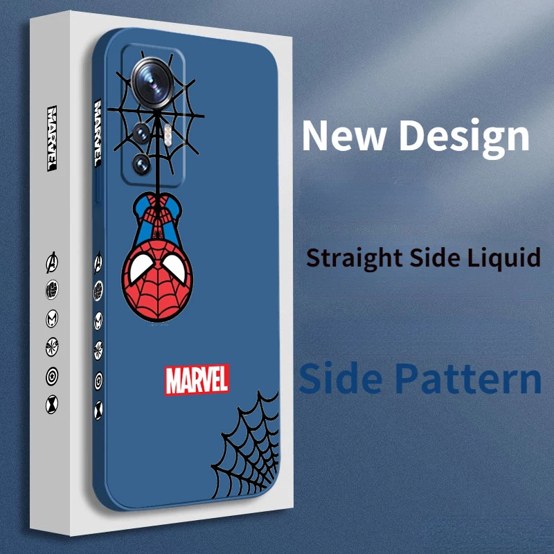 

Iron Man Marvel Cool For Xiaomi Mi 13 12T 11i 11X 10S 10 Pro Lite Liquid Left Rope Phone Case