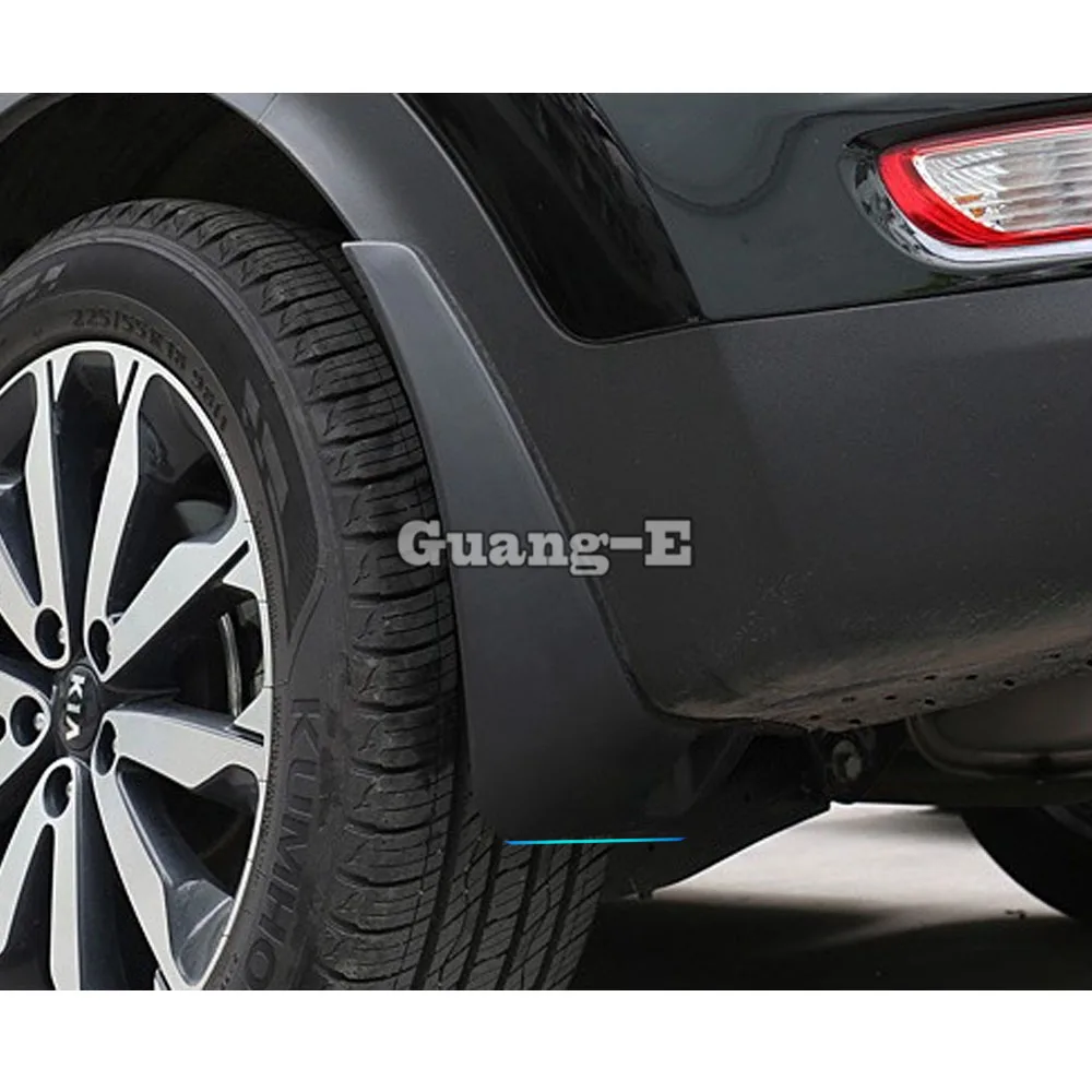 Фото Защитные пластиковые брызговики (комплект из 4 шт.) для Kia Sportage KX5 2016-2018 №3