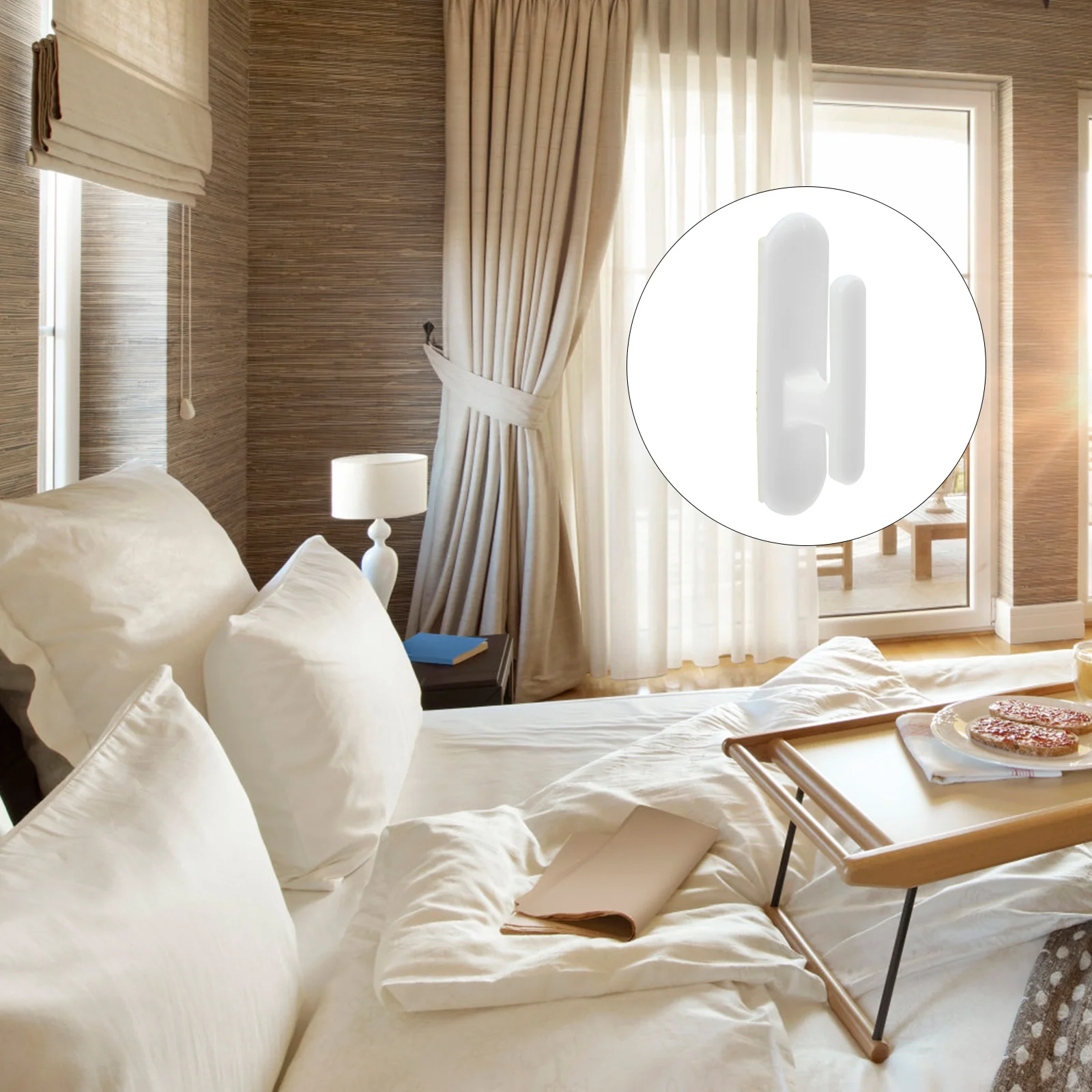 

8Pcs Blind Rope Cleat Simple Sturdy Curtains Rope Cleat Hook Blind Rope Cord Cleat Window Cord Cleat