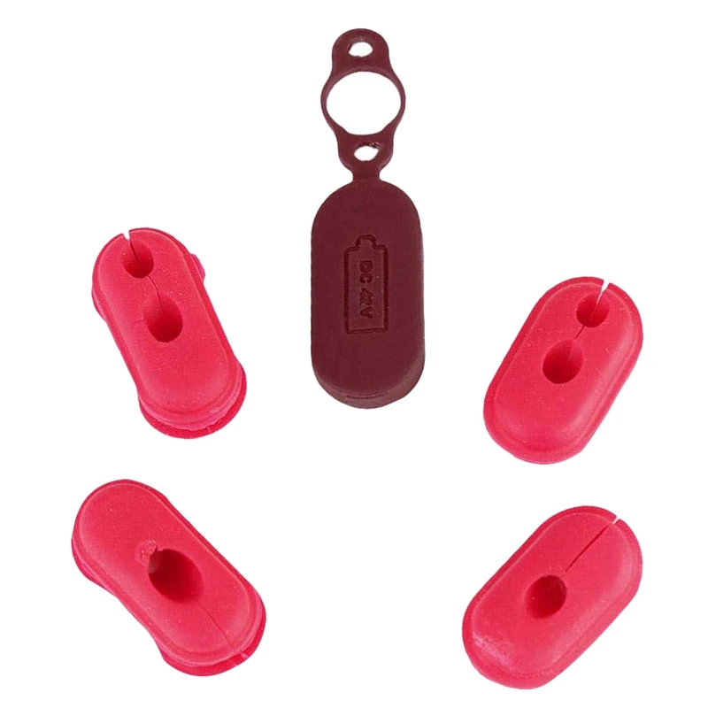 4Pcs Case Silicone Cap For Mi M365 Electric Scooter Charging Port Cover Dust Plug & 3Pcs Rear Mudguard Xiaomi Mijia M36 |