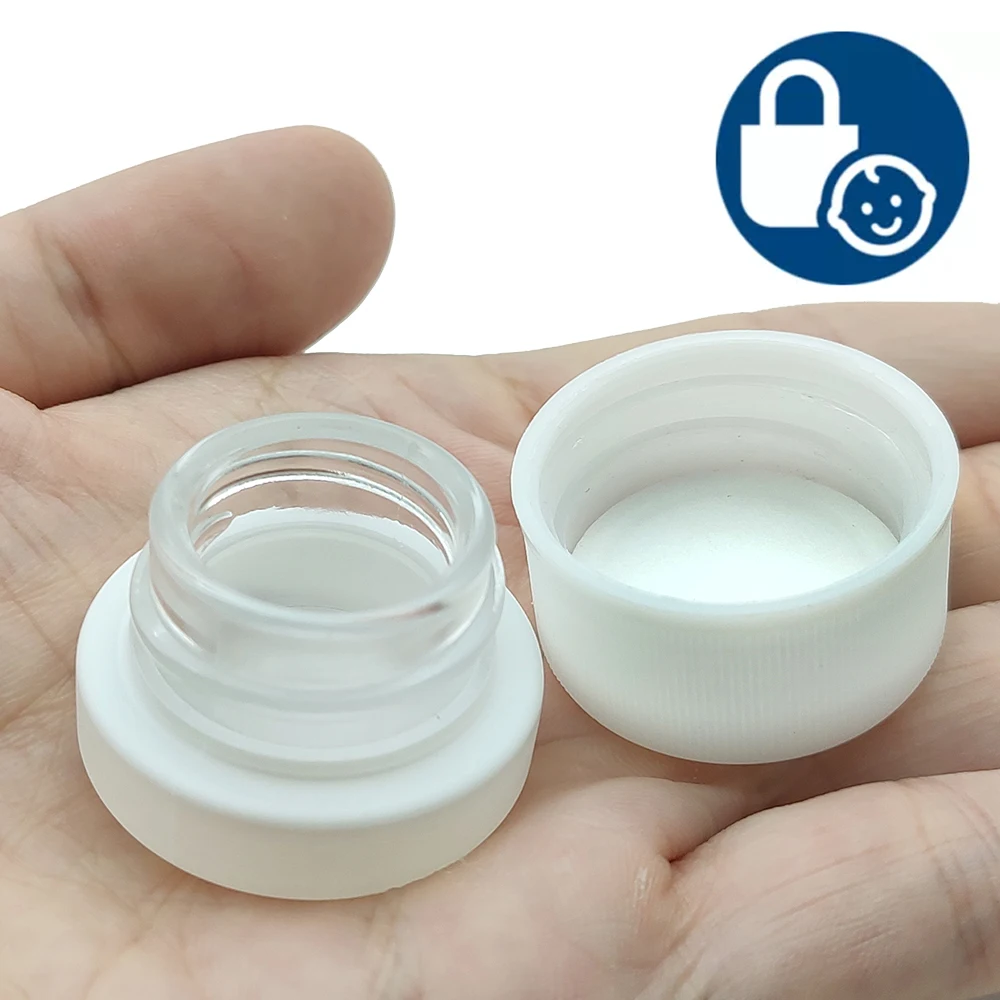 

Стеклянная банка 3G с замком безопасности, 20 шт., контейнер для хранения косметики, теней для век, Бальзама Для Губ