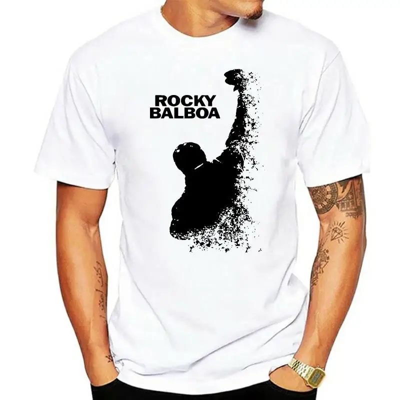 

4211D Rocky Balboa Fanart get hit forward you are better than that T-shirt Top Lycra Cotton women T shirt