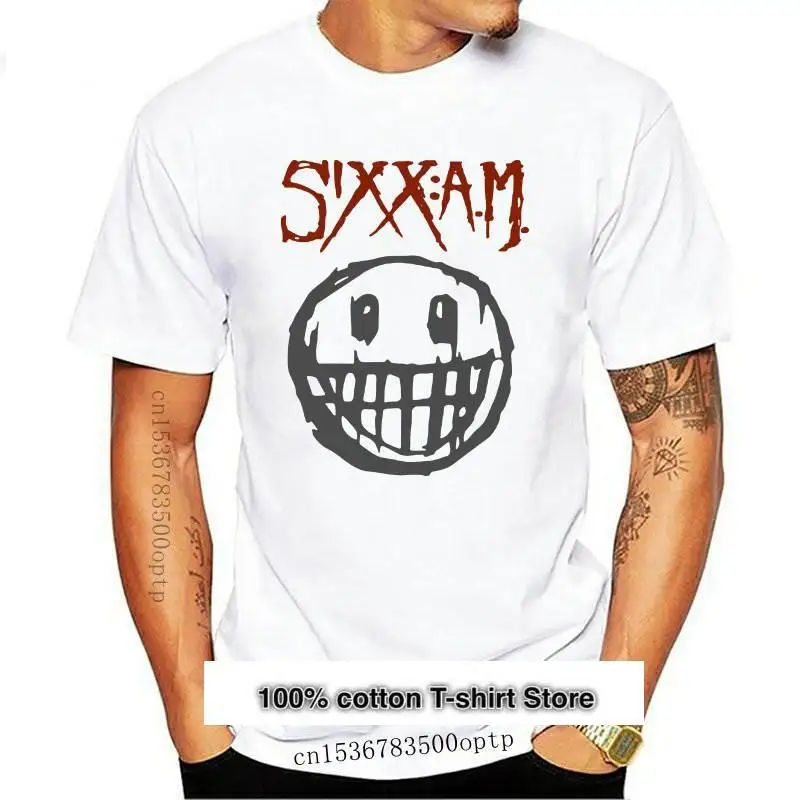

SIXX AM-Camiseta de música de Sixx AM, camisa de manga corta con estampado de música de Hard Rock