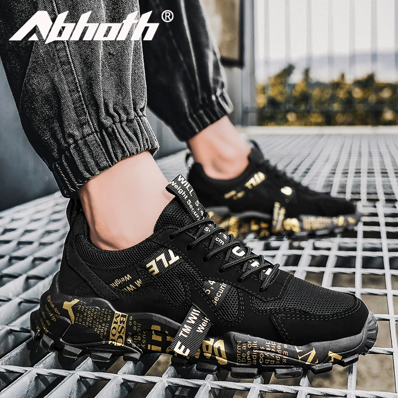 

Abhoth Men's Four Seasons Sports Casual Shoes Breathable Light Mesh Sneakers Non-Slip Comfortable Outdoor Walking Jogging Shoes