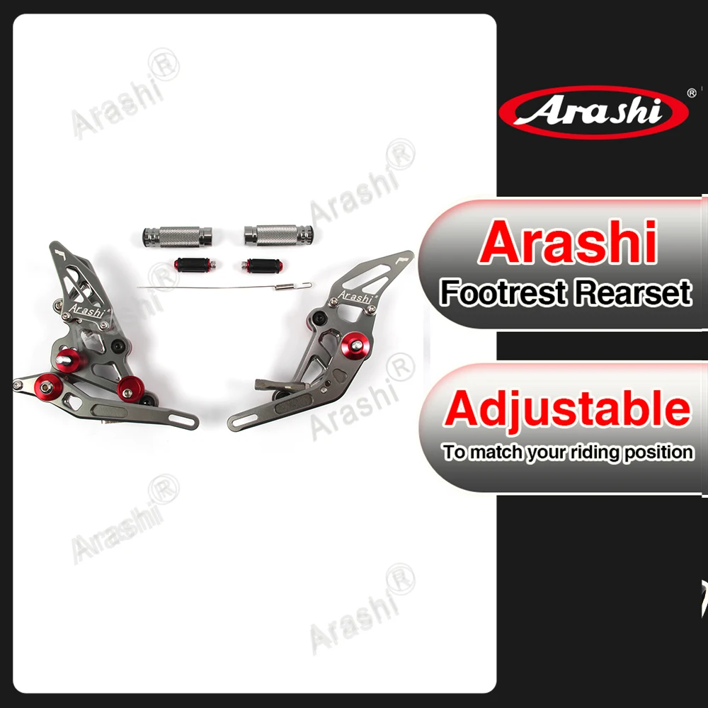 

MT-07 FZ-07 2014-2022 Arashi Motorcycle CNC Adjustable Rearsets Footrest For YAMAHA MT07 FZ07 MT FZ 07 2015 2016 2017 2018 19 QS