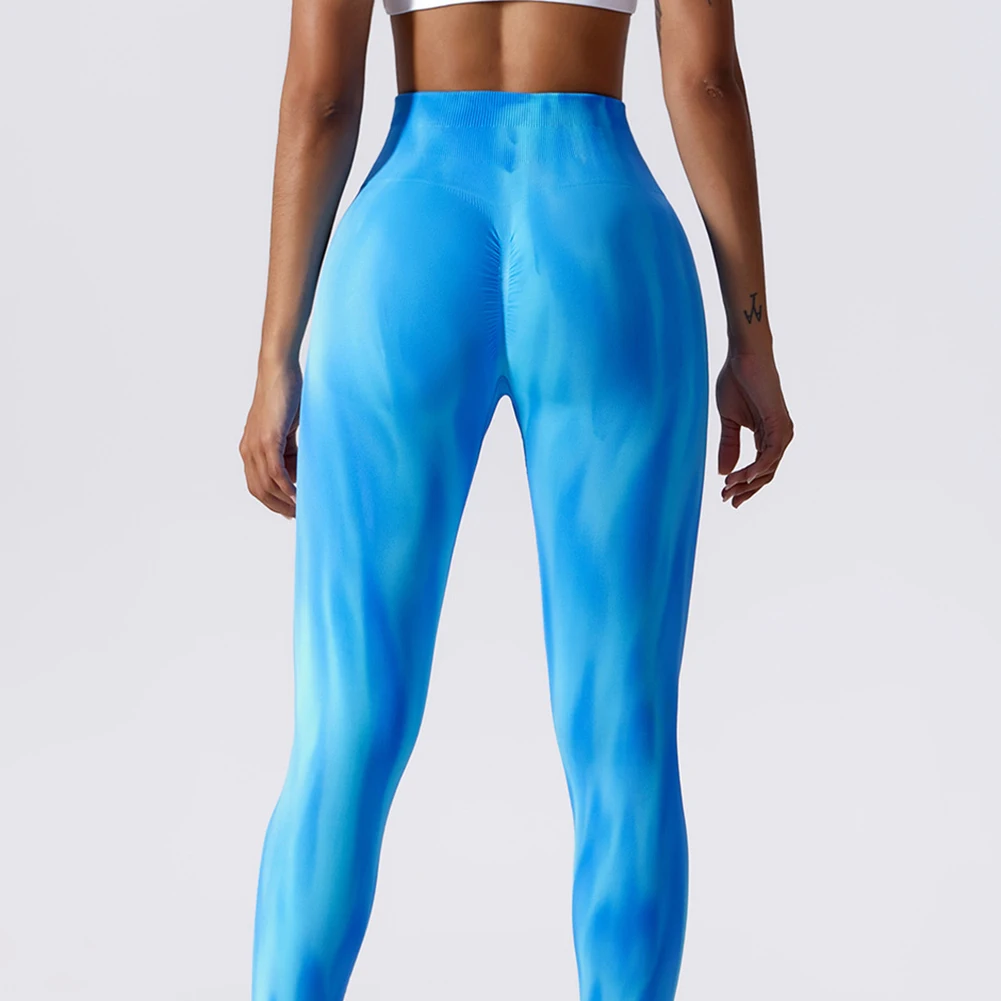 Women's High Waist Pants High Elastic Breathable Fitness Pants For Sports