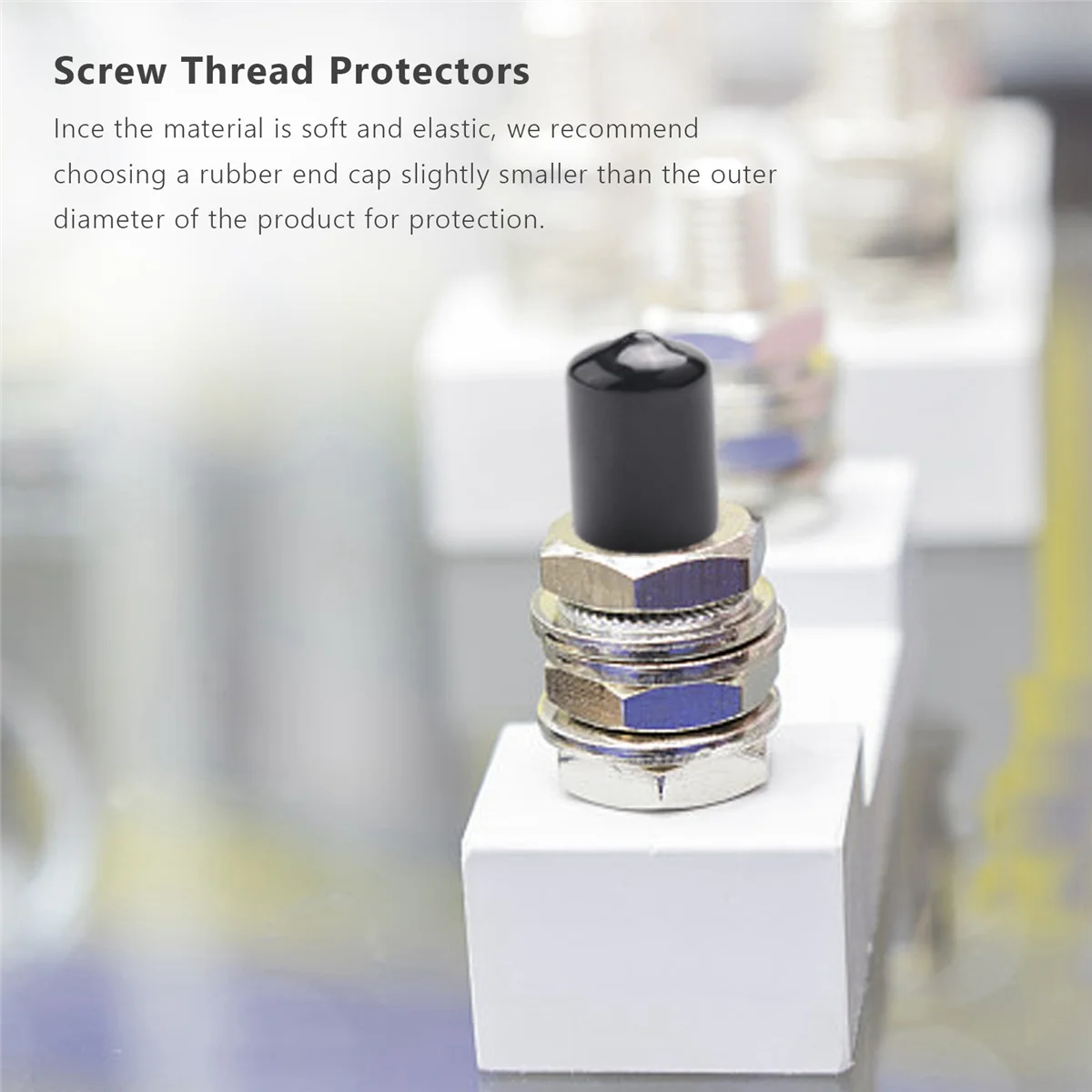 Резиновые заглушки 16 мм ID ПВХ круглая 10 шт