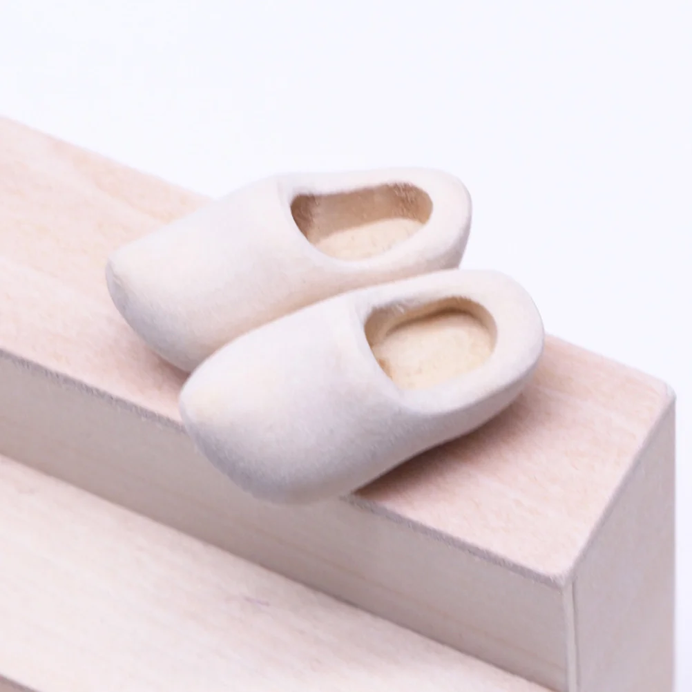 4 шт. декоративные деревянные Мини-туфли