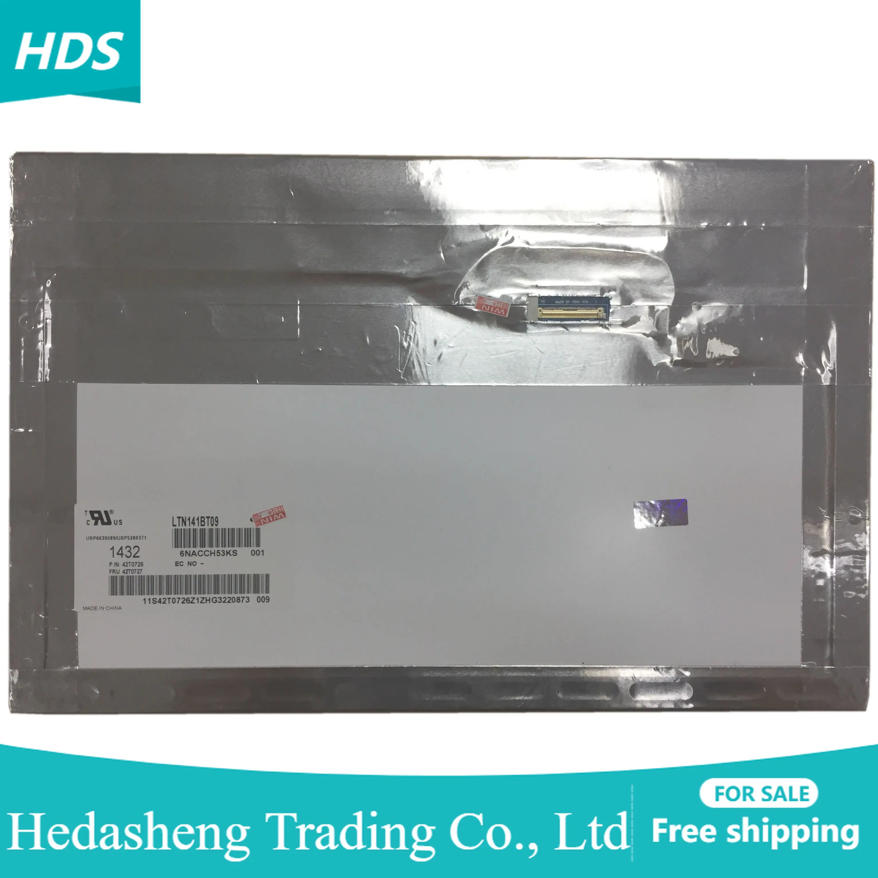 

LTN141BT09 001 42T0726 42T0727 подходит для 14,1 B141PW04 V.0 LP141WP3 TLA1 светодиодный SCREEN