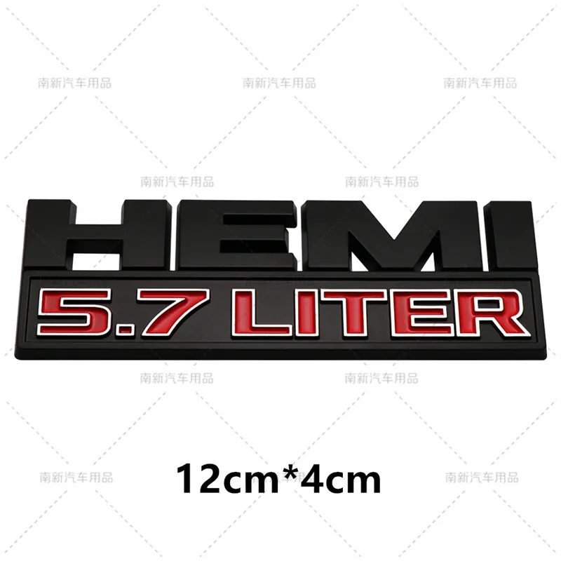 

Металлический логотип Hemi 5,7 литра, эмблема, эмблема, наклейка на задний багажник, автомобильные наклейки для Dodge Charger Dart Durango Caliber Journey, аксессуары
