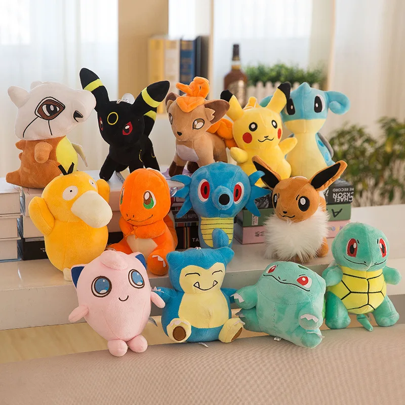 

Pokémon Pikachu Charmander Jenny Turtle Miao Frog Seed Reachable Duck Pokémon Doll Plush Toy