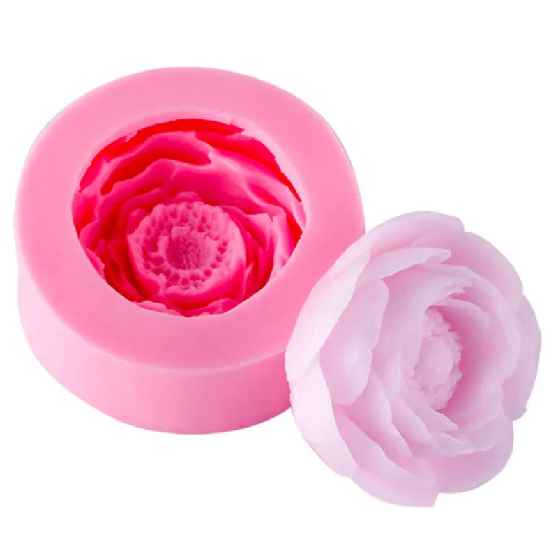 

Diy Rose Flower Baking Mould Silicone Mold Fondant Cake Decor