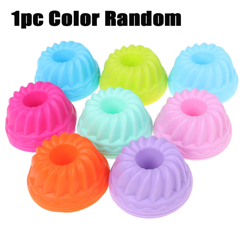 

1Pc Muffin Cup Cake Liner Mold DIY Cupcake Cup Heat Resistant Nonstick Silicone Muffin Cup Mold Reusable Baking Accessories