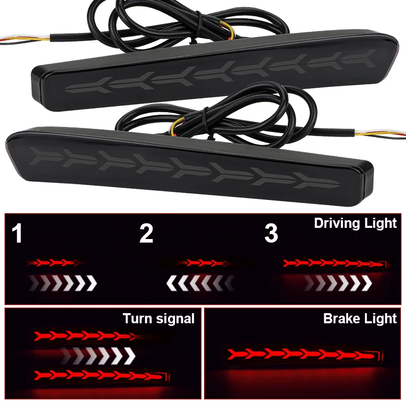 Для Toyota Corolla Sedan US Version 2020 2021 Светодиодный отражатель заднего бампера задний