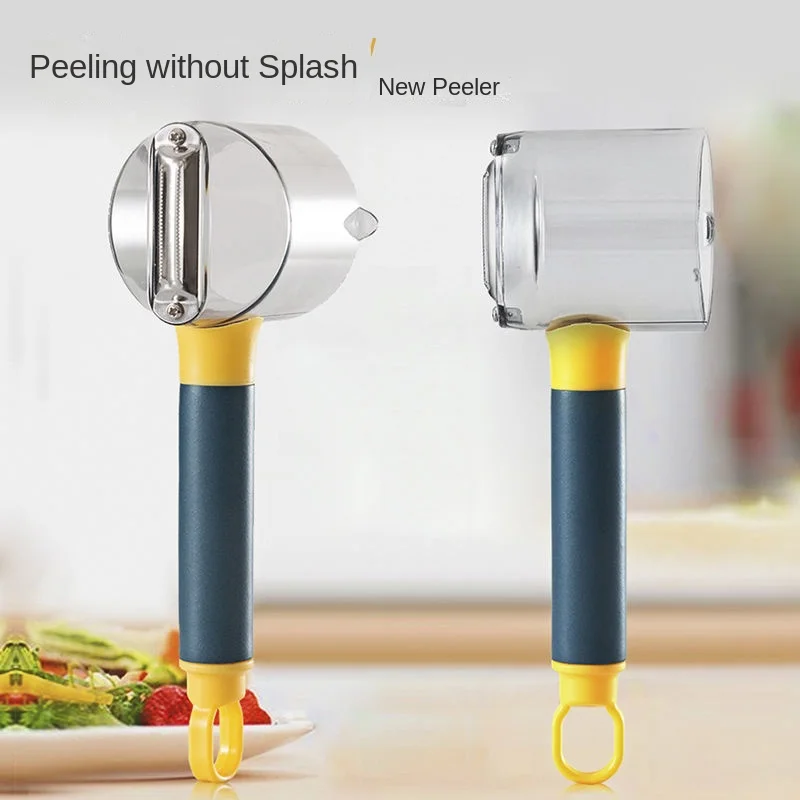 

With Storage Box Fruit Peeler Multi-functional Stainless Steel Fruit and Vegetable Grater Potato Peeler Household Kitchen Tool