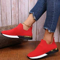woman shoes 2022 trendy mesh platform sneakers socks shoes tenis breathable socofy casual sports shoes women flats zapatos mujer
