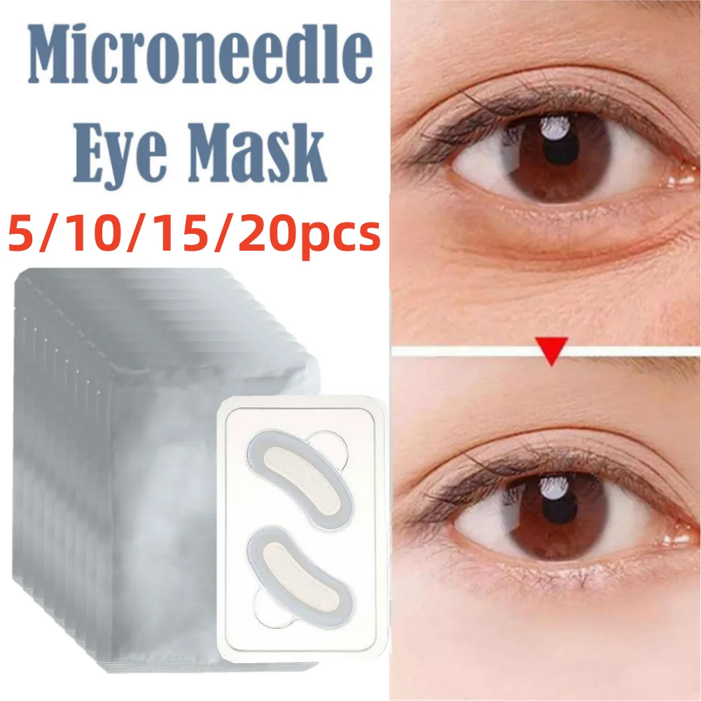 

5/10/15/20pcs 2200 stitches Eye Patch For Wrinkles Fine Lines Removal Hyaluronic Acid Eye Mask Dark Circle Puffiness Eye Pads