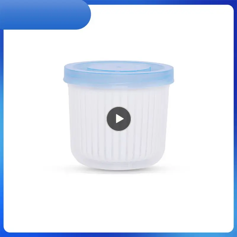 

Бытовой Компактный контейнер для хранения, Круглый дренажный контейнер, холодильник, контейнер для хранения пищевых продуктов, простой в использовании