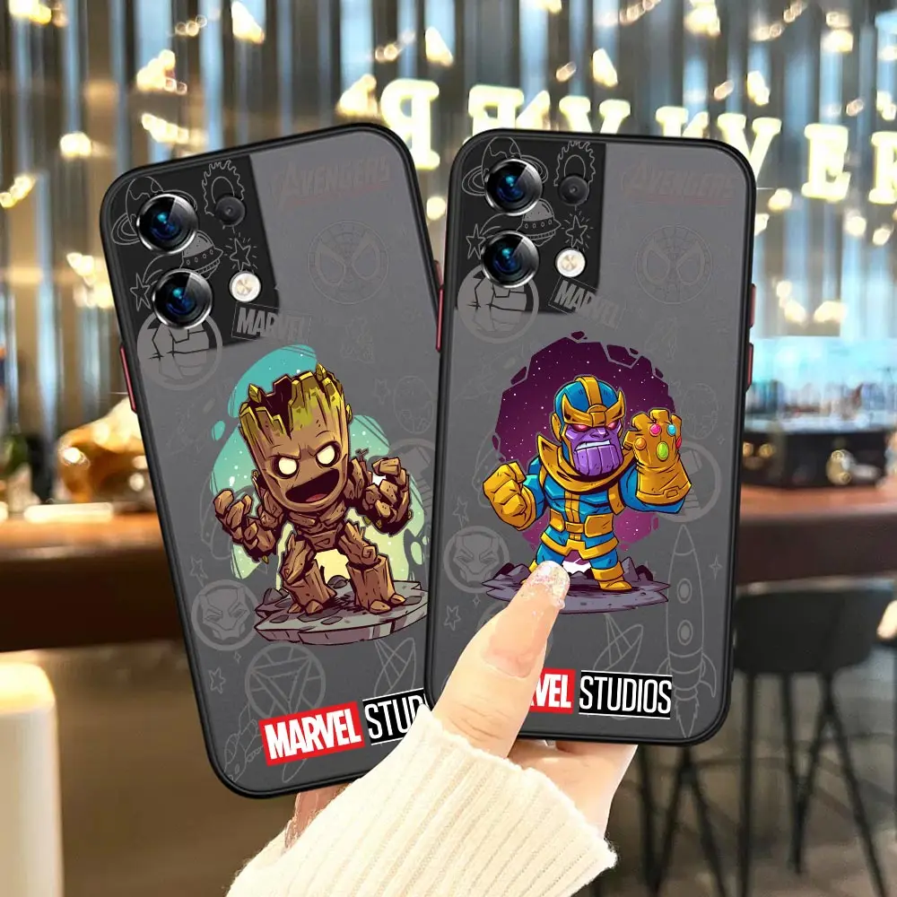 

Marvel Hero Spider Man Iron Man Cartoon Case For OPPO Reno 8 5G Case For OPPO Reno 8 7 7Z 6Z 6 5 Pro Plus 4 4SE 3 2 2F 2 Z Pro