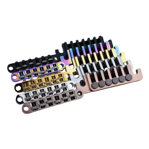 GUYKER GM005+TP6 Бридж Tune-O-Matic с роликовым седлом
