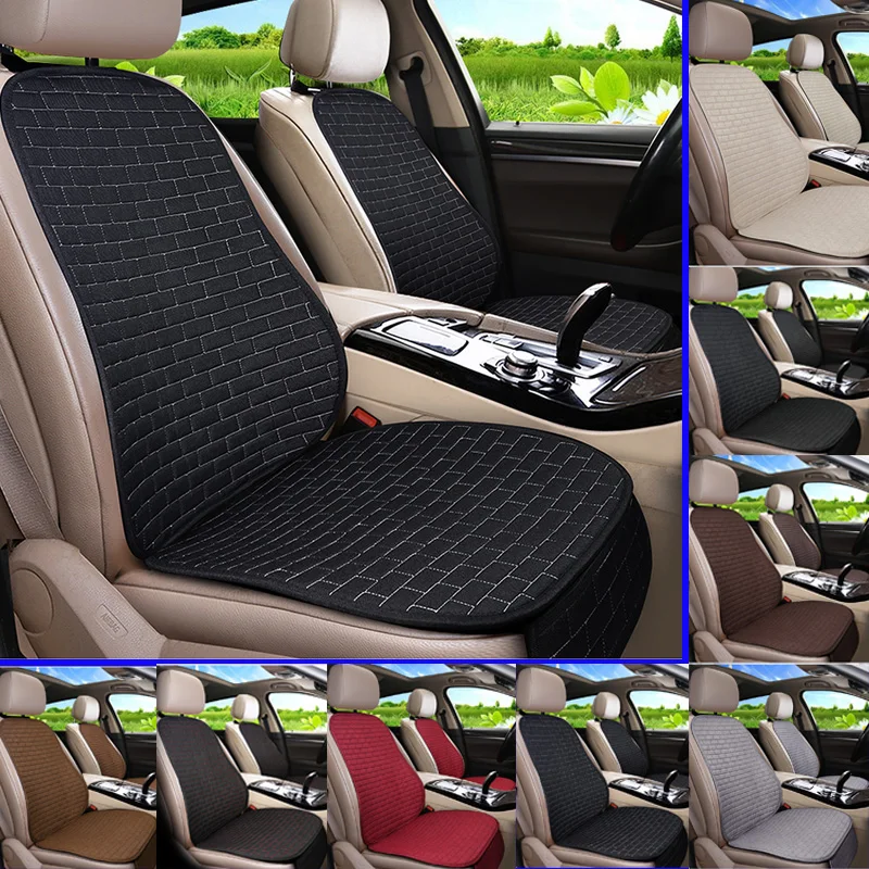 

Non-slide Cool Seat Covers,linen/flax Car Seats Cushions,not Moves Cushion Pads, Auto Accessories For Peugeot 5008 Fr2 X36