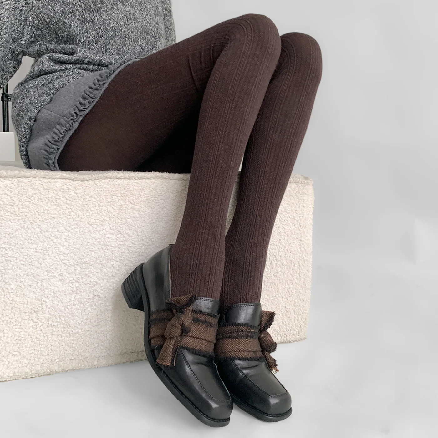 Ночная учебная комната Кофейный цвет Panhose Женская осенне-зимняя верхняя одежда