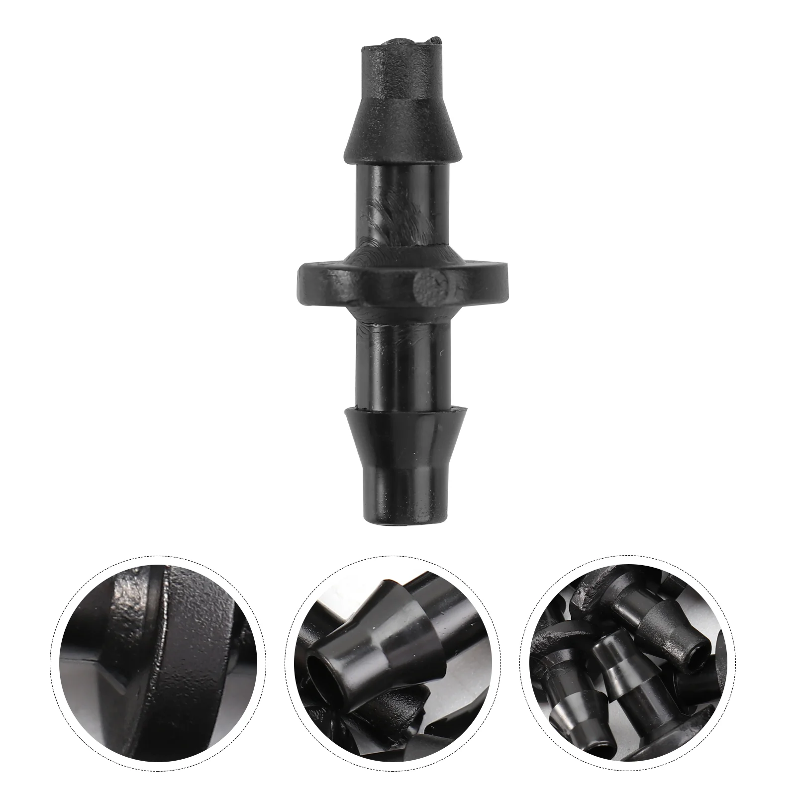 

Barbed Irrigation Coupling Connectors Hose Tee Drip Connector Fittings Tube Kit Single Watering System Barb Straight Sprinkler