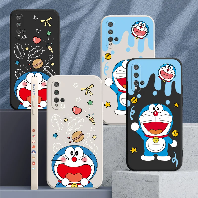 Мягкий чехол Doraemon для Huawei Honor 60 Pro 50 SE 30 Lite 20 20i 10i 10X 9S 9X V40 V30 X20 X10 5G Y7P Y7 Y6 Prime 2019 2020 -