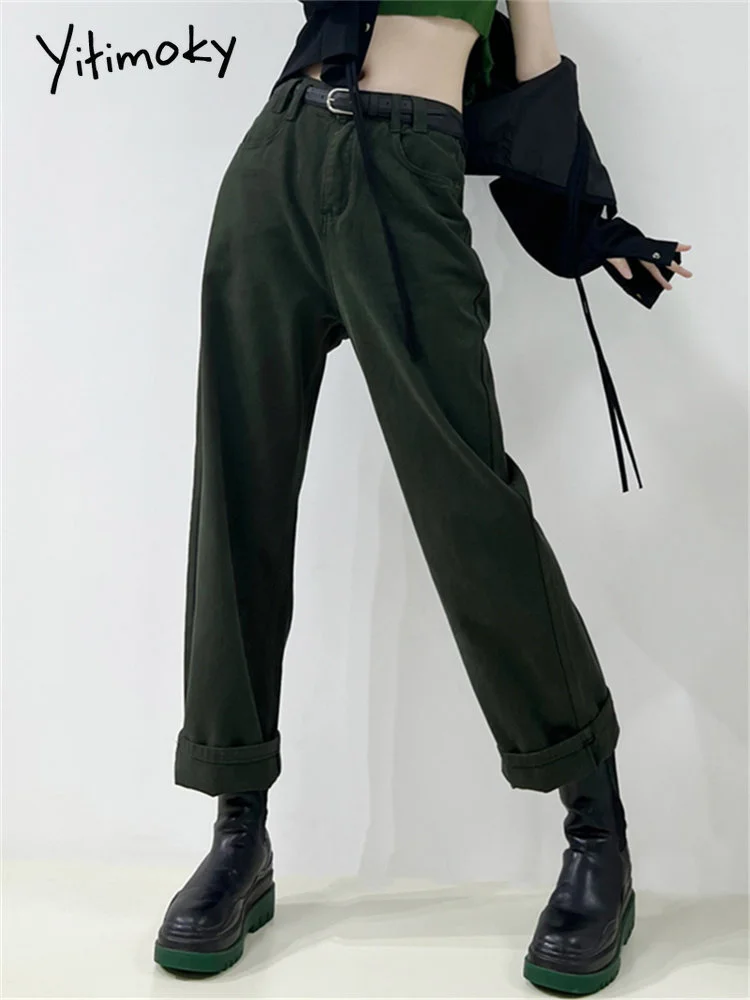 

2023 Vintage Baggy Harem Pants Jeans Women High Waisted Fashion Denim Pants with Belt Summer Office Ladies Casual Trousers