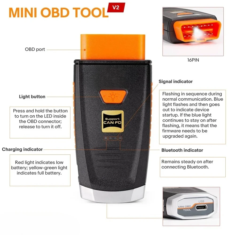 Фото Xhorse XDMO20 VVDI MINI Tool V2 Программатор IMMO Поддержка CAN FD №3