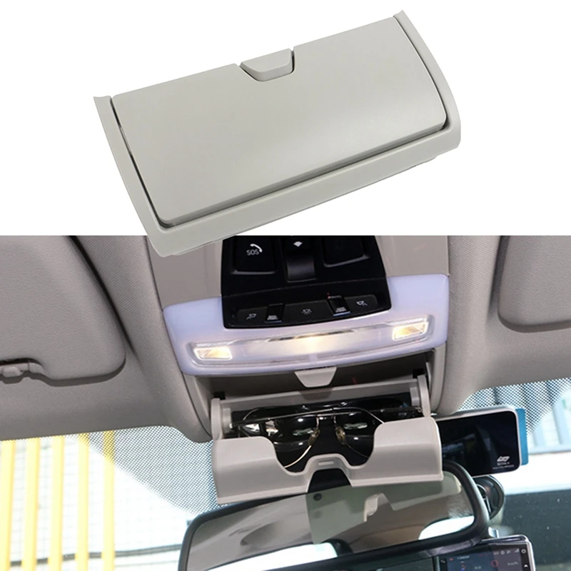 

Car Special Glasses Case Cage Organizer Storage Box Dome Light Sunglasses Holder For BMW X5 X6 F15 F16 2014-2017 Accessories