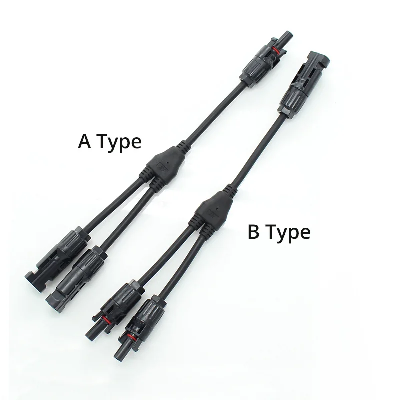 

2 To 1 Hot Selling PV Y Branch Connector With 4mm2 Solar Cable For Solar Pv System Solar