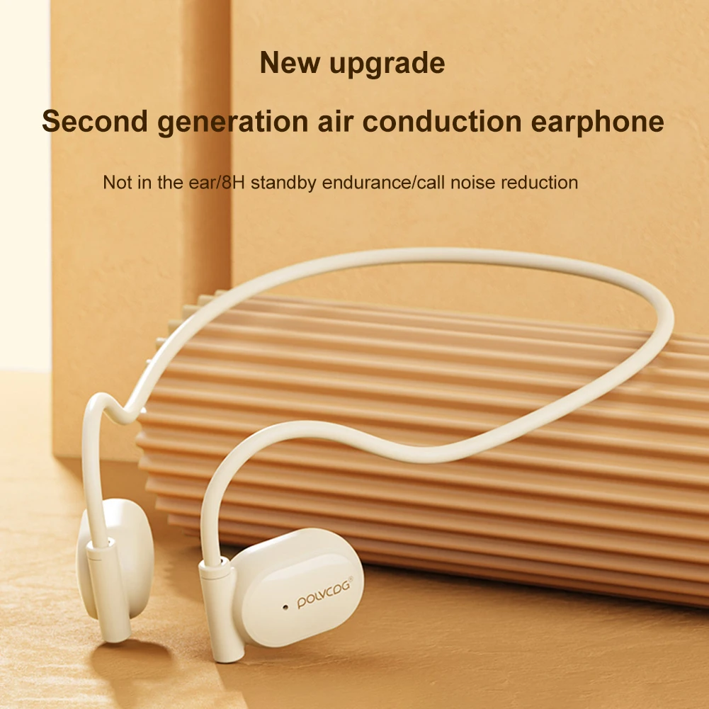 Air Conduction Headphones Stereo Sound Not In-Ear Sport Earphones Lightweight Bluetooth-compatible for Outdoor Sports Fitness images - 6