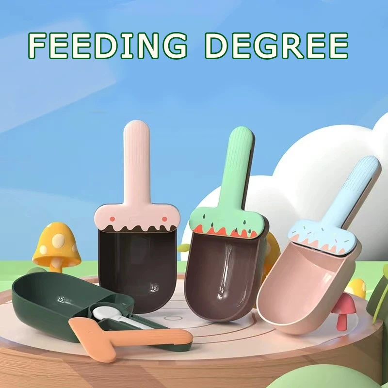 

Pet Feeding Shovel Cat Food Scoop Large Capacity Thickening Cat Dog Spoon Plastic Shovel Pet Feeder Pet Supplies