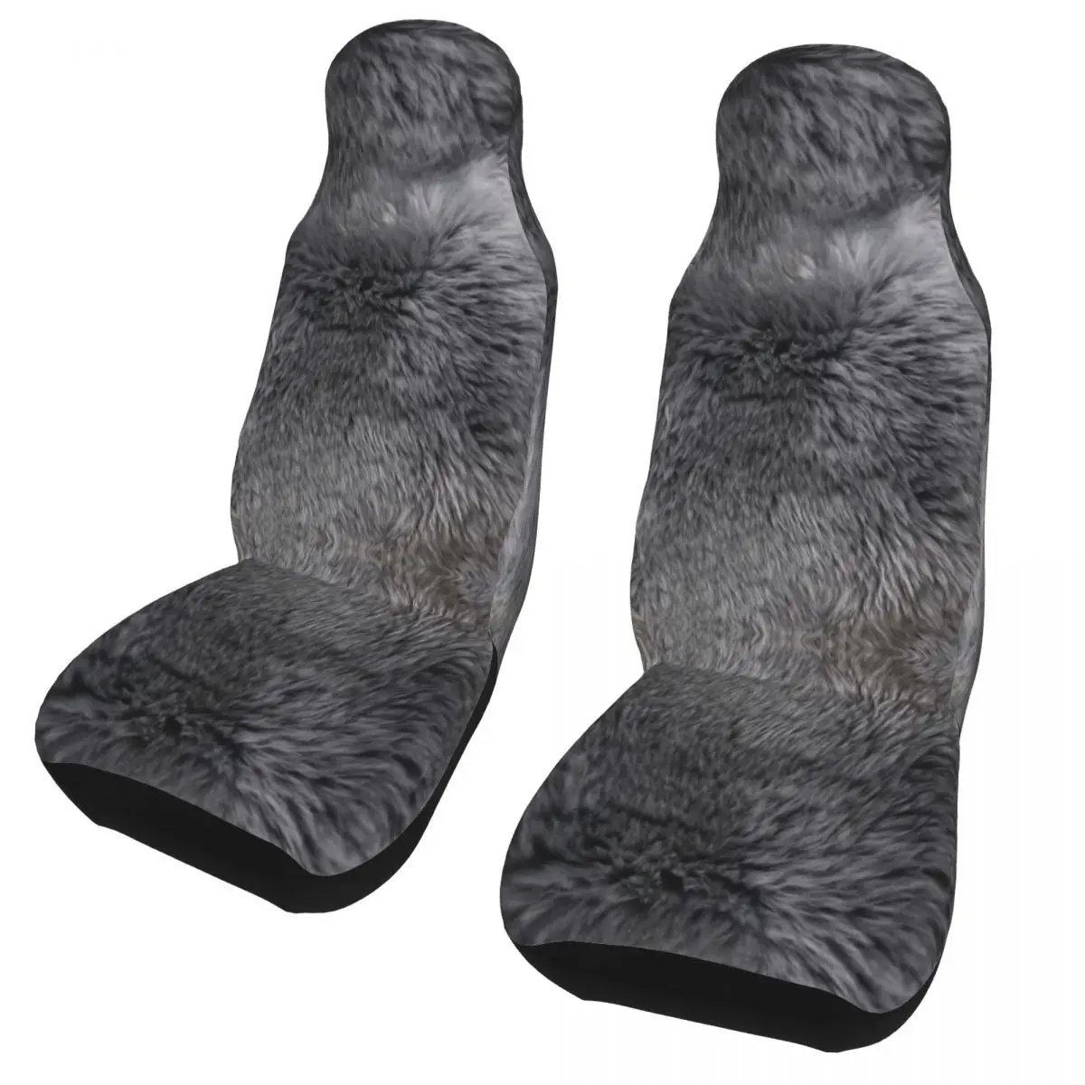 

Grey Sheepskin Fur Hide Universal Car Seat Cover Auto Interior AUTOYOUTH Car Seat Covers Polyester Seat Protector