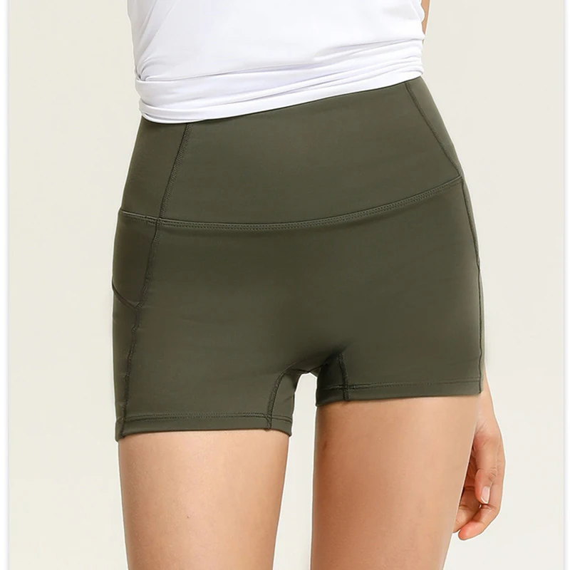 

Yoga Shorts Tight Elastic Hot Pants High Waist Hip Lift