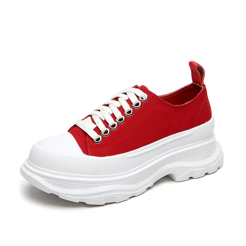 

2022 new men's and women's shoes McQueen shoes large 44 low top canvas shoes lovers men's and women's shoes