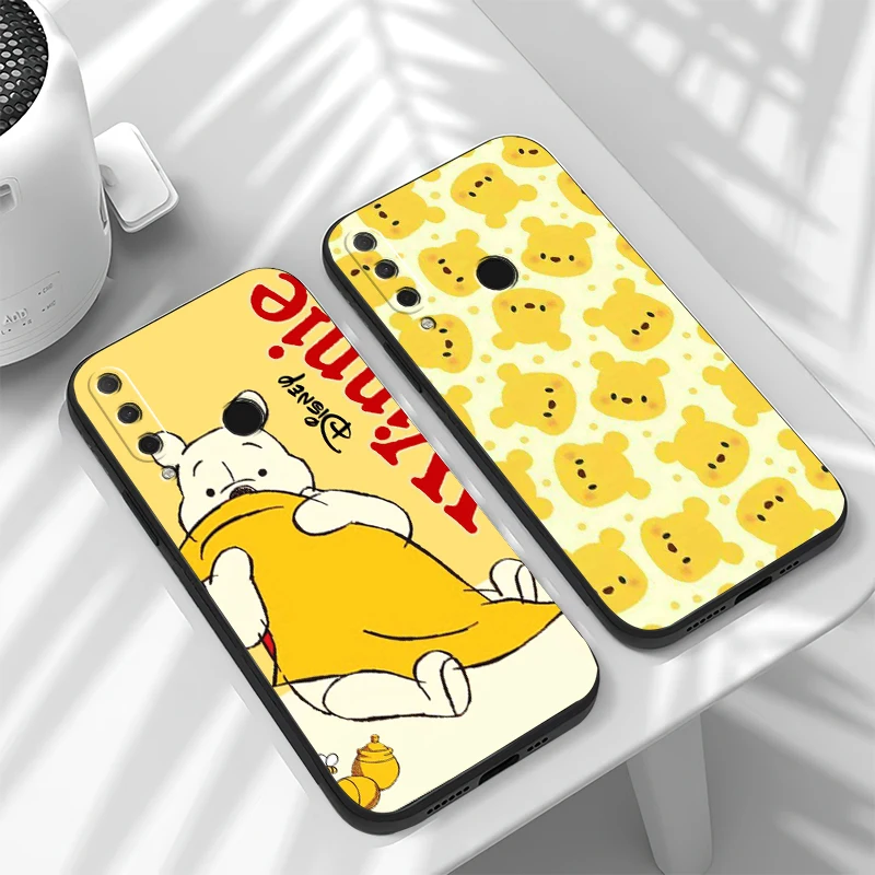 

Disney Winnie Phone Case For HUAWEI Honor 8X 9X 9 Lite 10 10X Lite 10i 9A Funda Unisex Silicone Cover TPU Shell Black Soft