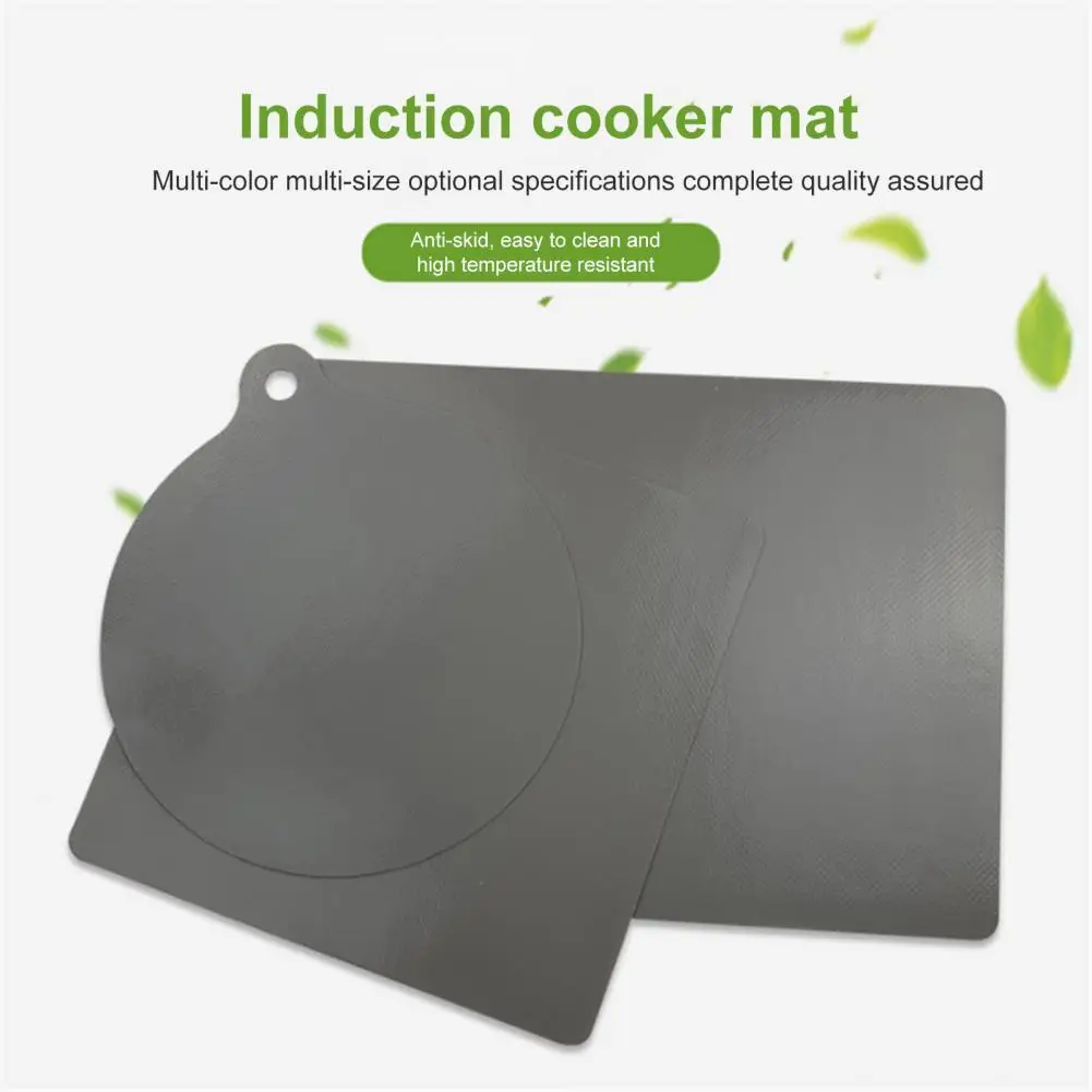 

Pad Heat Insulated Non-stick Silicone Induction Cooker Protector Mat Househould Cooking Reusable Tools Kitchen Accessories