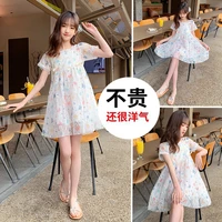 2022 summer ins princess layered dress girls clothes casual butterfly mesh dresses children birthdaty party vestido 7 9 12 years