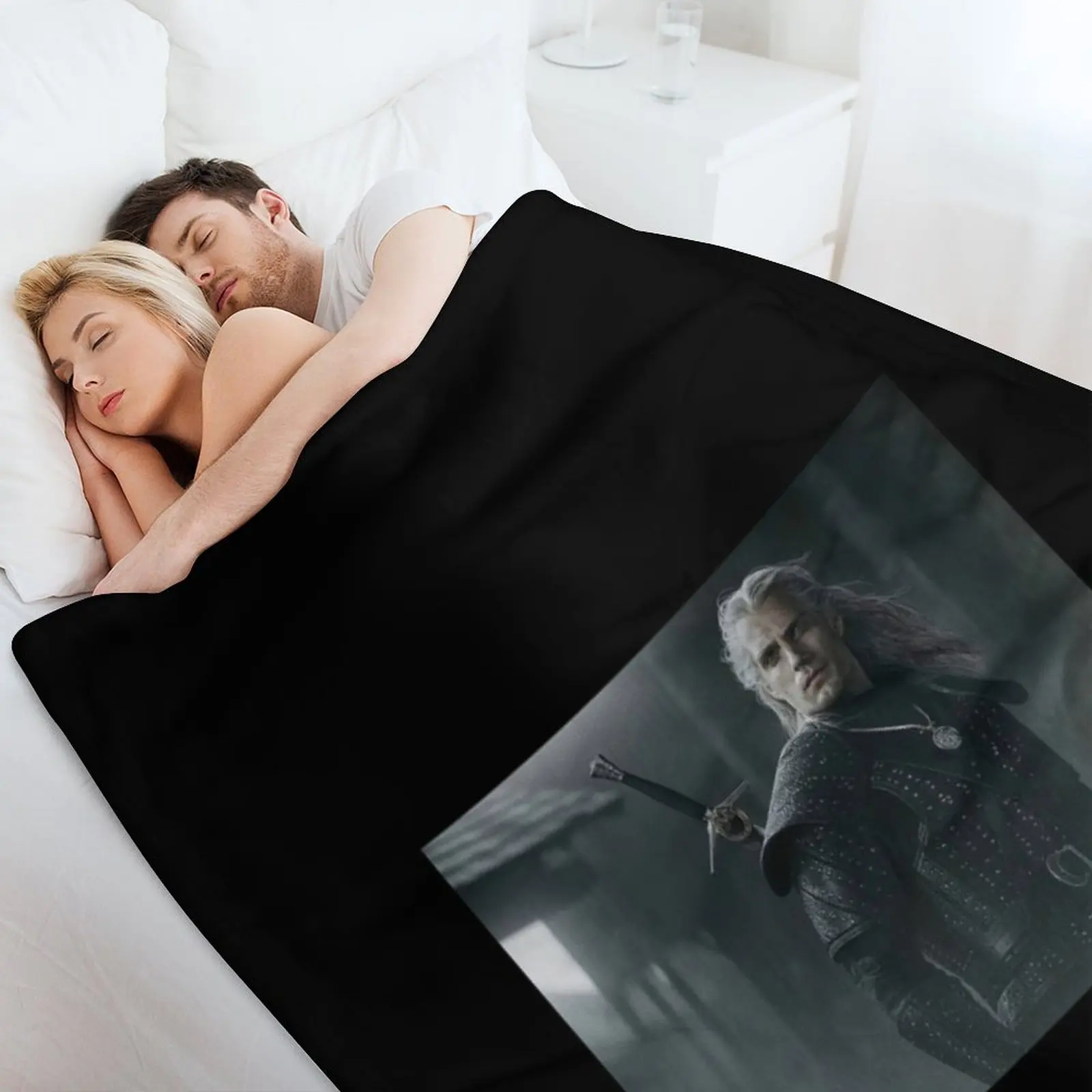 Классическая футболка Генри Кавилл маска одеяло декоративные диваны одинарные