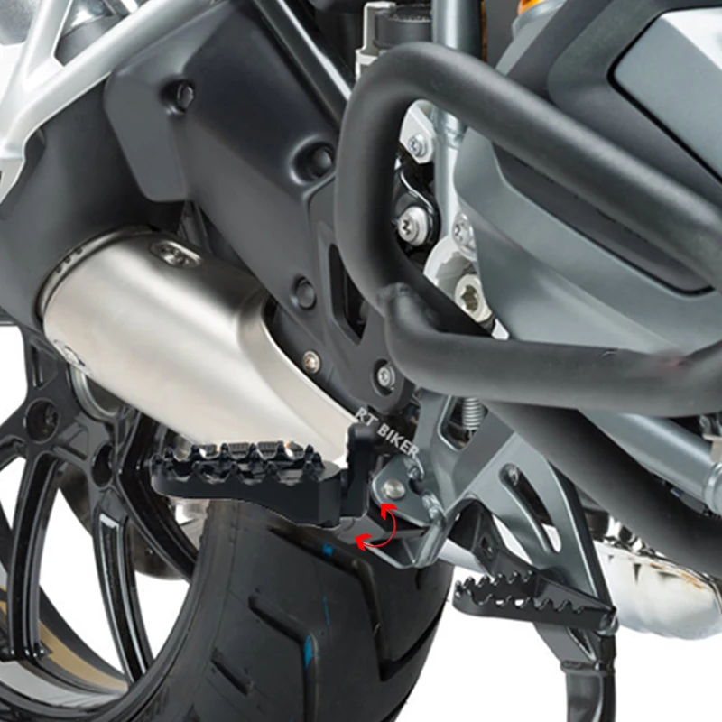 For BMW R1250R R1250RS R1250 R R 1250 R R 1250 RS 2019-2022 Motorcycle Front Footrest Adjustable Foot Peg Rotatable Foot Pegs enlarge