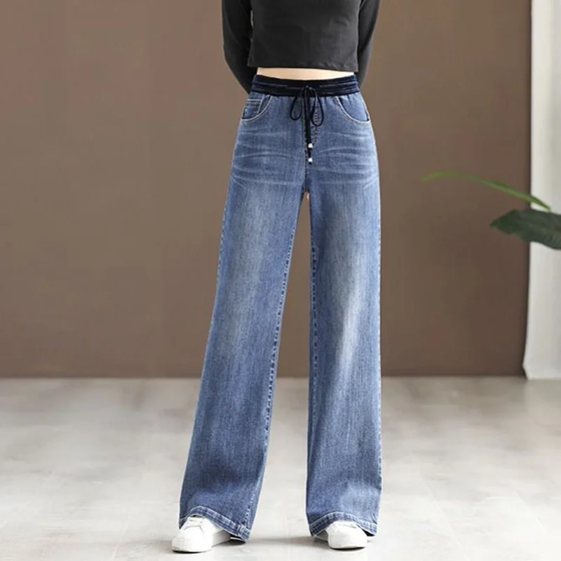 Jeans Baggy for Women High Waist Korean Streetwear Women's Pants Woman Y2k Fashion 2022 Trend Mom Winter Clothes