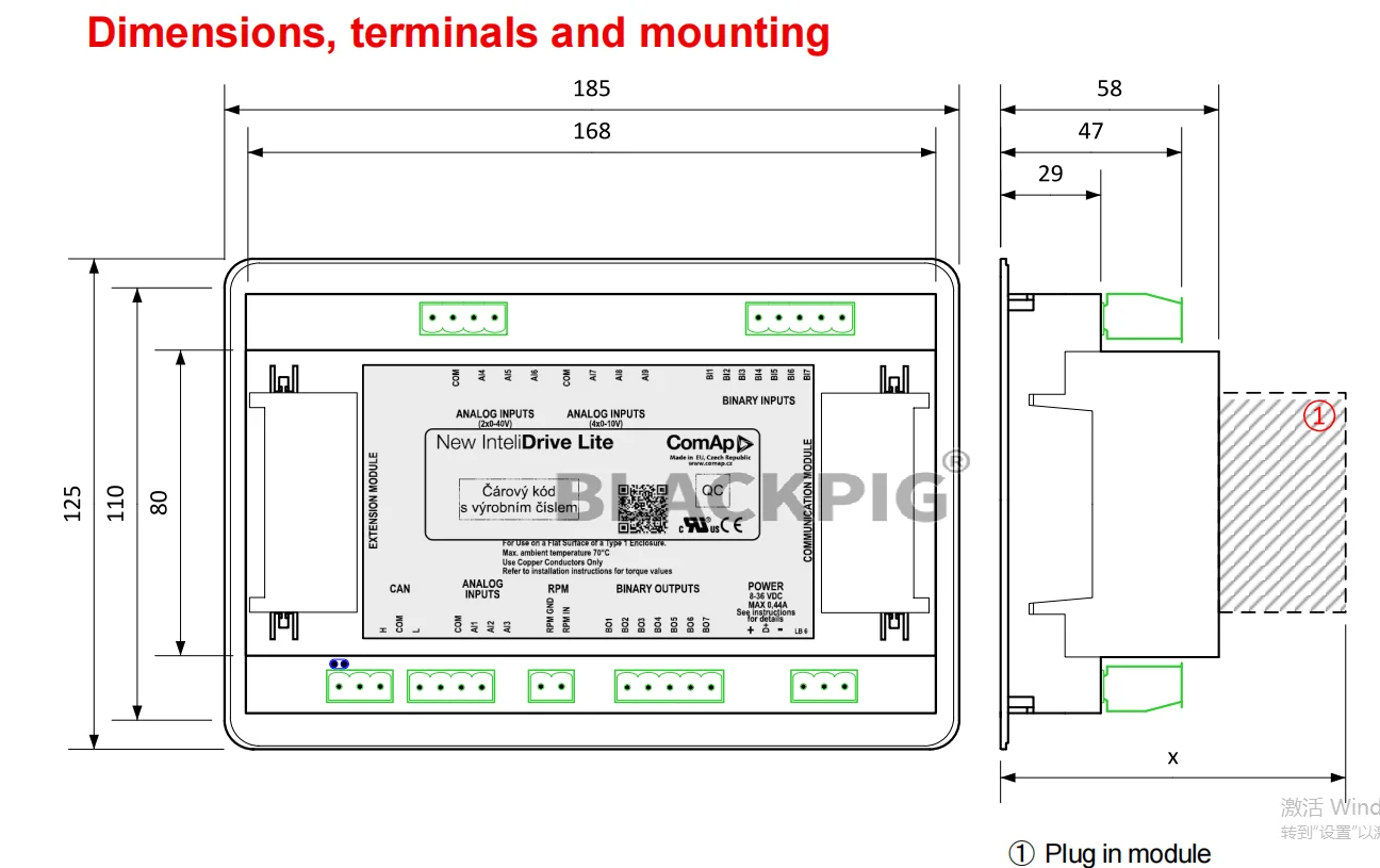 Оригинальный модуль управления генератором InteliDrive FLX Lite британский контроллер