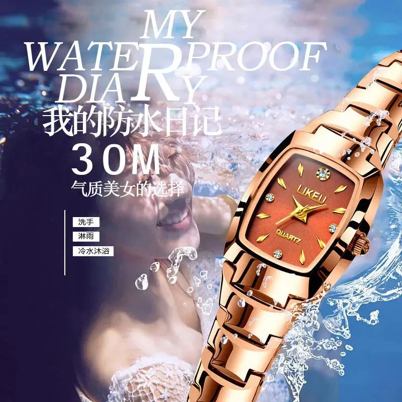 2023 Crystal Watches for Women Top Brand Waterproof Diamond Ladies Watch Stainless Steel Female Wristwatch Montre Femme Relogio