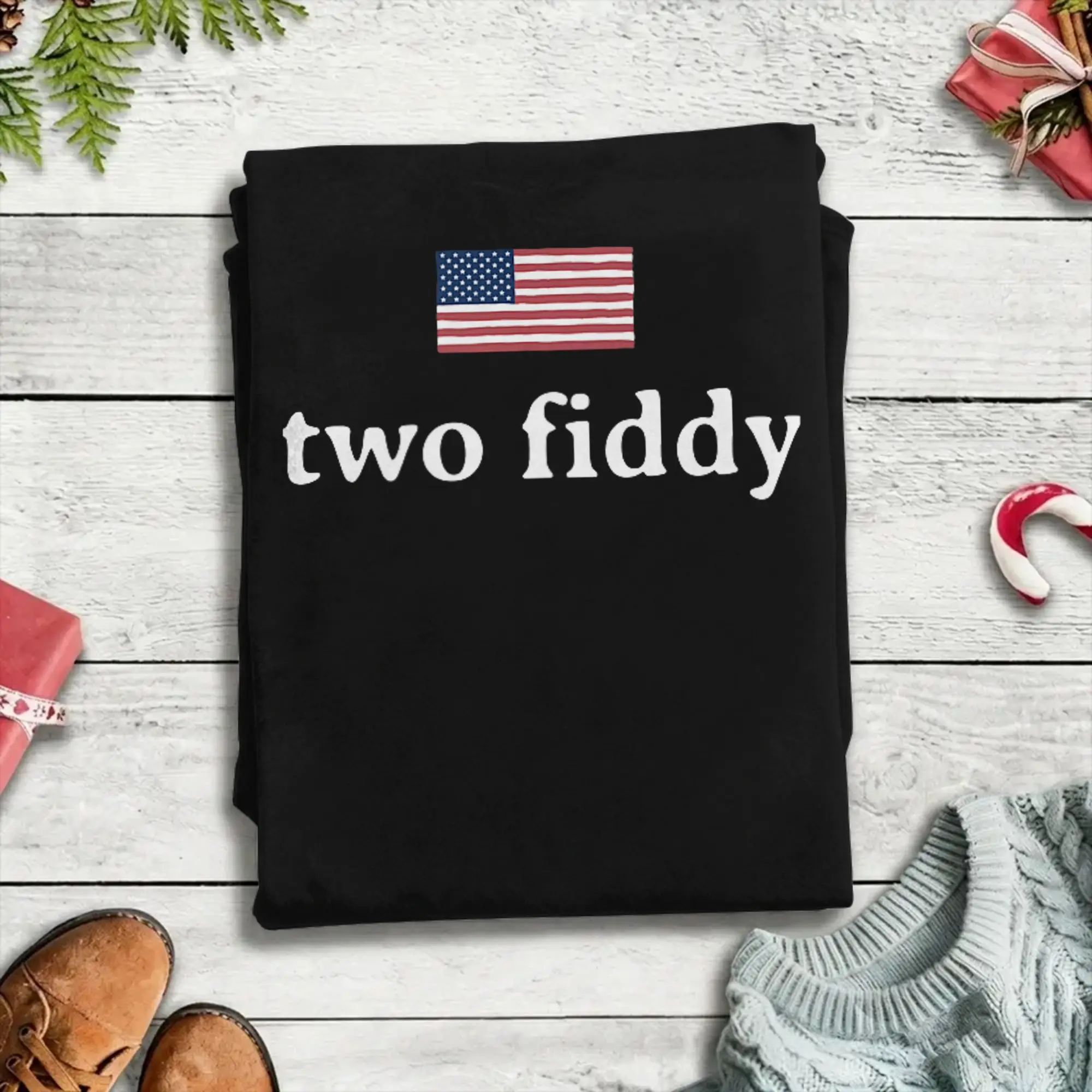 Фото Футболка Two Fiddy 2 Fiddy к 250-летию, к 4 июля, летняя винтажная футболка, хлопковая хипстерская футболка для мужчин, повседневная одежда №4