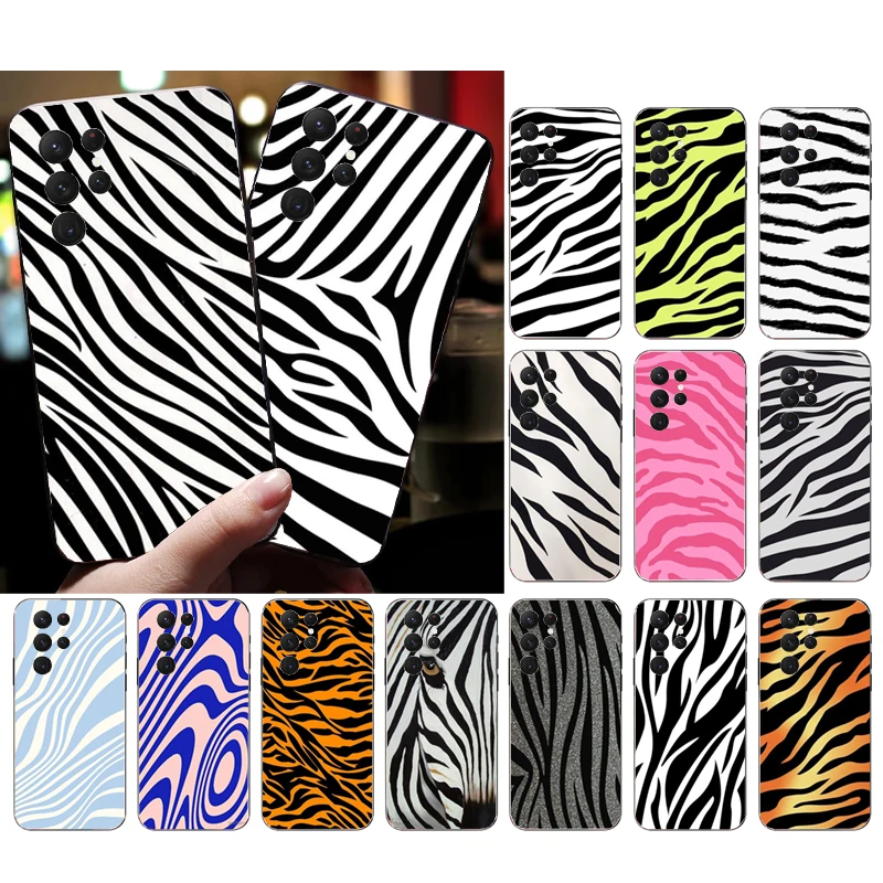 

Phone Case for Samsung Galaxy S23 S22 S21 S20 Ultra S20 S22 S21 S10 S9 Plus S10E S20FE Zebra Case