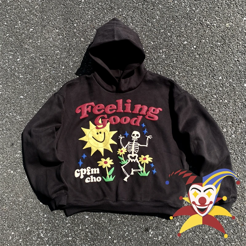 

CPFM.XYZ Face Foam Skull Kanye West Men Women Hoodie CPFM XYZ Oversized Coat Hooded Pullover